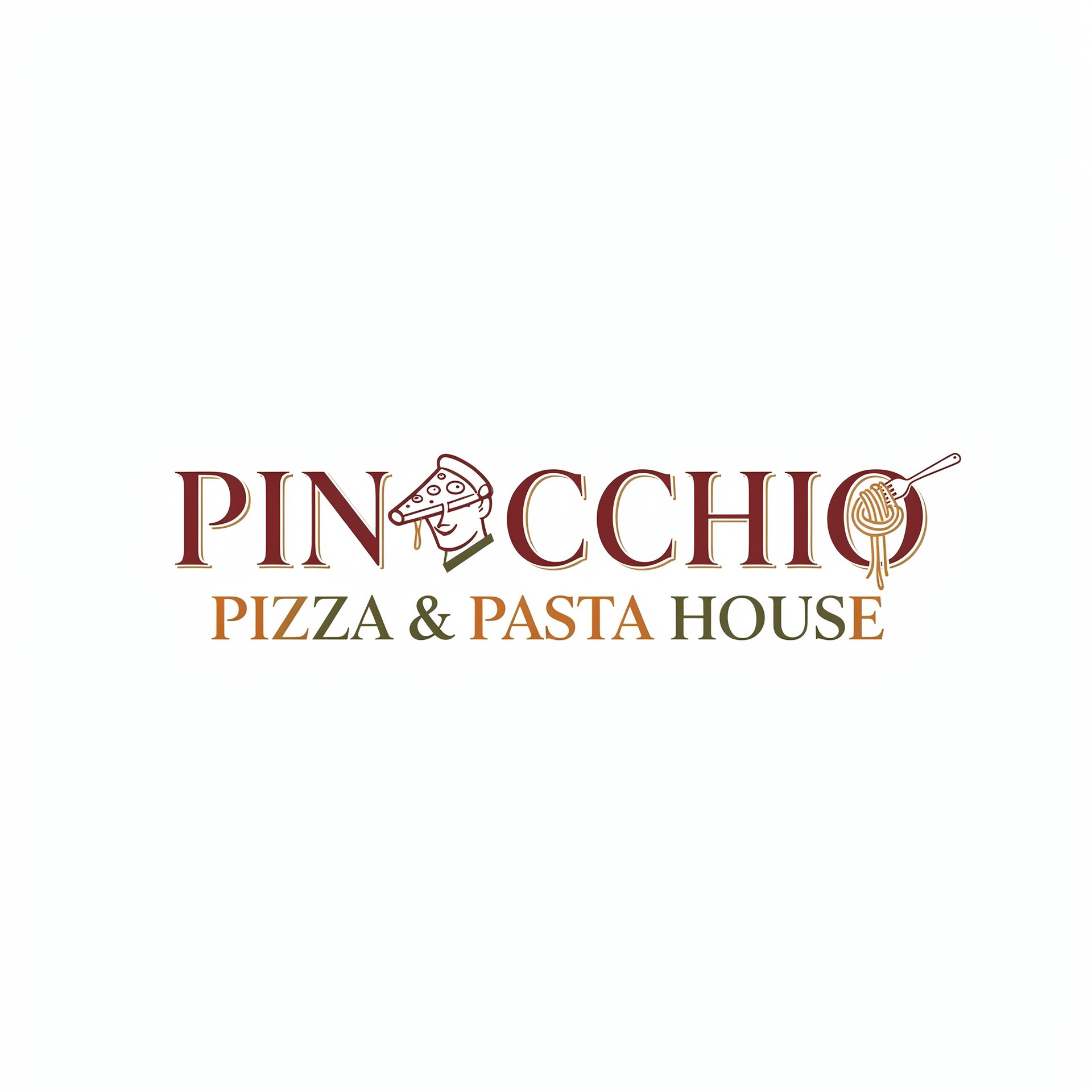 PINOCCHIO PIZZA & PASTA HOUSE logo